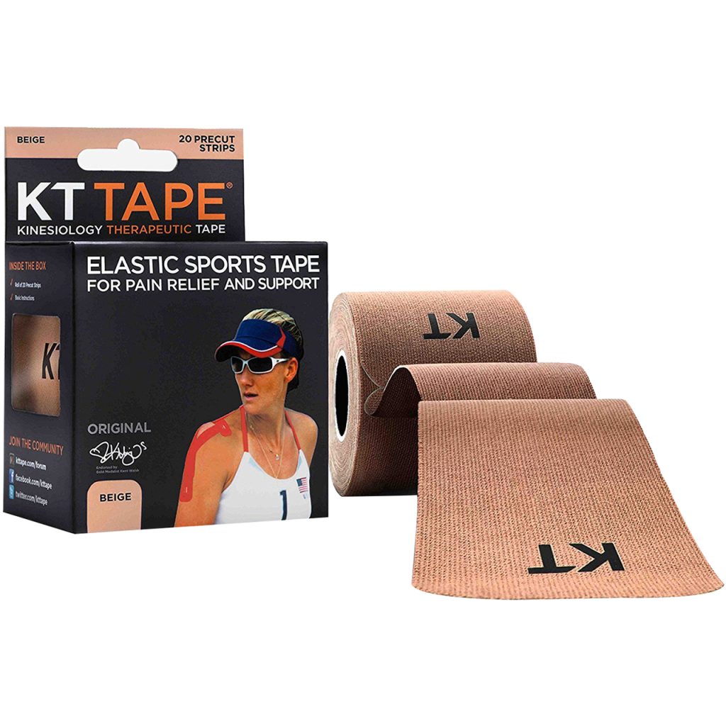 KT Tape Cotton kinesiology tape for muscle support, joint stability, and pain relief
