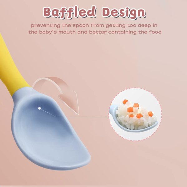 Silicone Spoon for Eat Training - Image 3