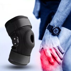 Hinged knee braces