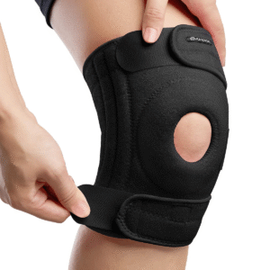 knee brace with straps