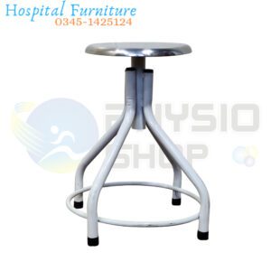 Patient Stool - Revolving Stainless Top