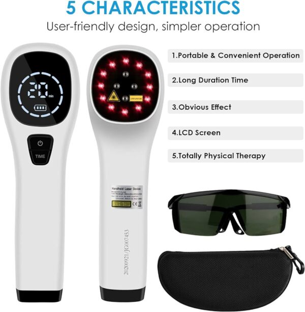Handheld Cold Laser Therapy Unit for Muscular and Joints Pain - Image 4