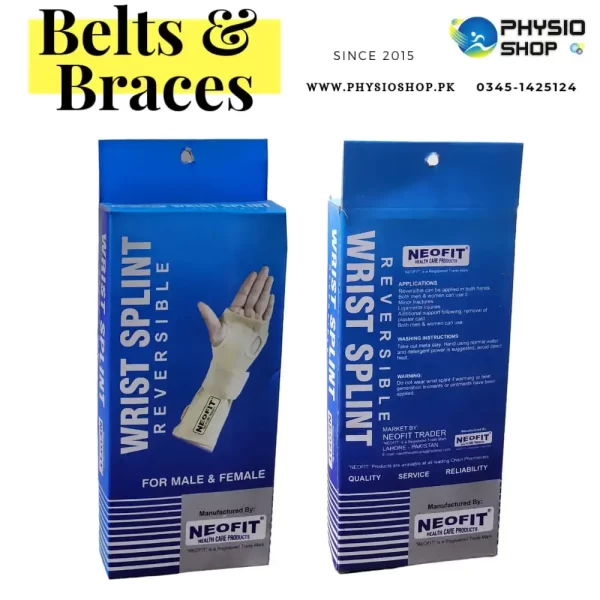 Wrist Support with Metal Splint - Carpal Tunnel Splint - Image 2