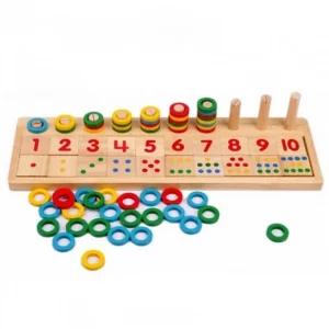 Montessori Mathematics Teaching Logarithmic Board – Educational Toy
