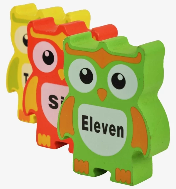 Owl Stacking Blocks Toy - Fine Motor Coordination Activity - Image 3
