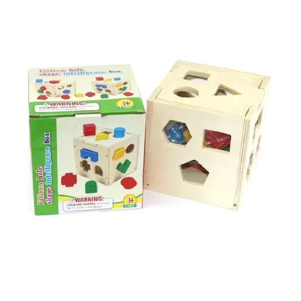 Wooden Shape Shorting Box - Image 3