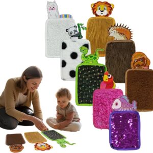Animal Theme Sensory Mat Set of 6 for Autistic Children.