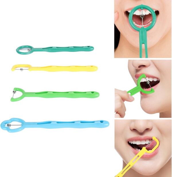 Oral Muscle Training Tool, Safe Alloy Balls Speech Aid 3 Pieces Tongue Tip Exerciser Set for Slurred Speech - Image 5