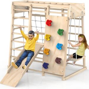 Indoor Wooden Climber Jungle Gym