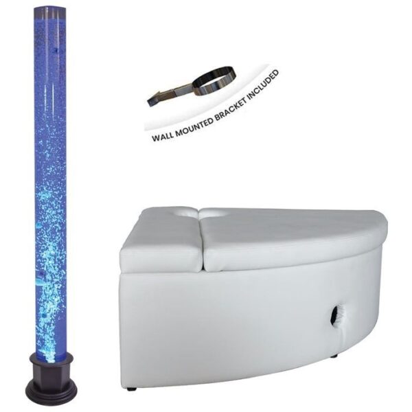Sensory Bubble Tube & Fibre Optic with Corner Sofa Plateform - Image 2