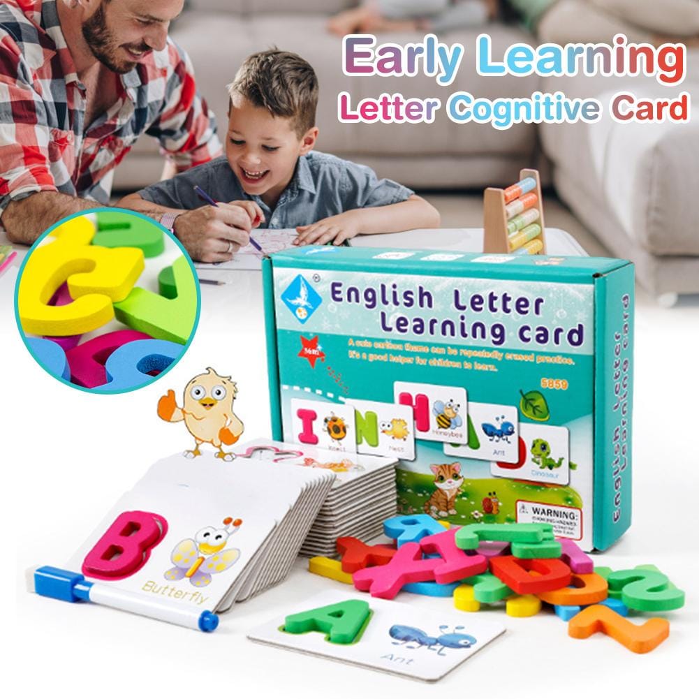 English Letter learning cards for Speech Therapy