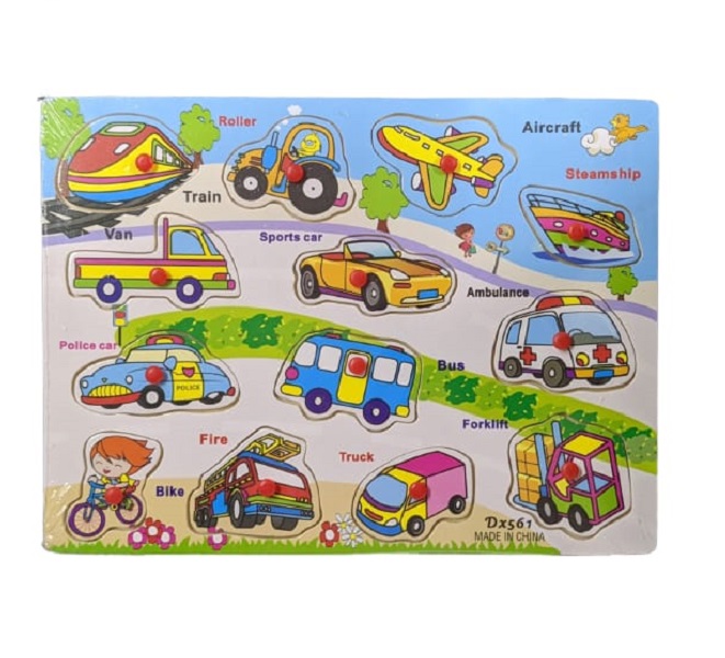 Transportation Vehicles Peg Board Feature Image