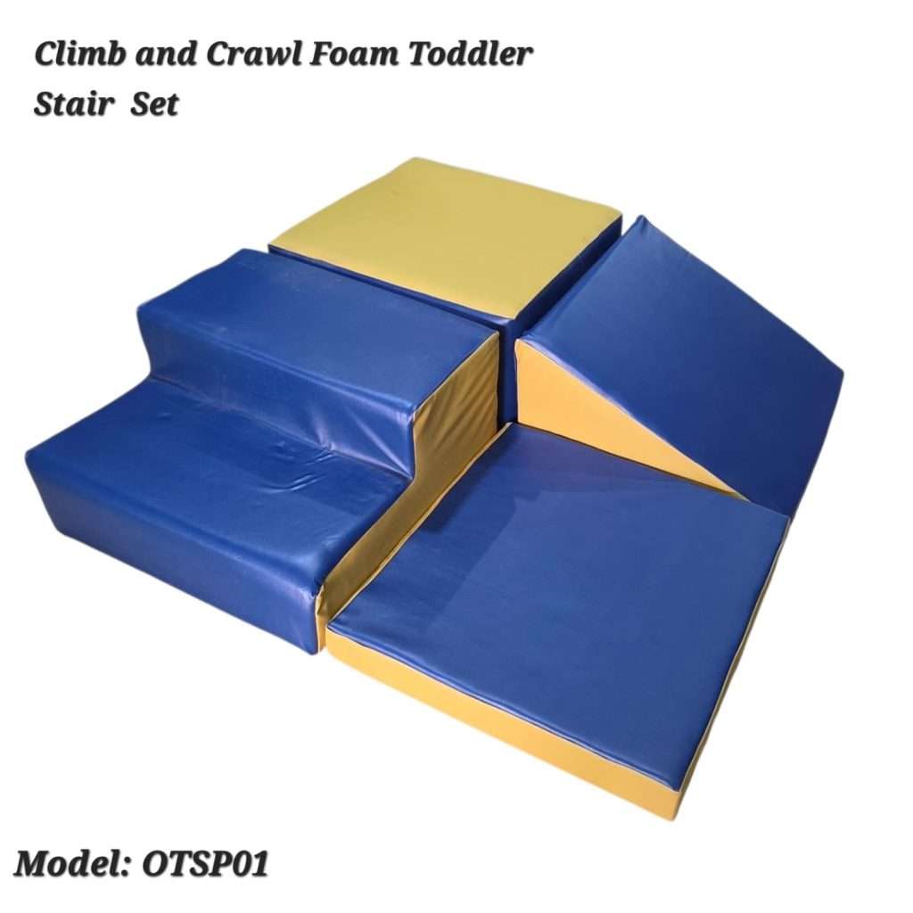Climb & Crawl Foam Toddler Stair Set for Special Children – 5 x 5 Feet | Model OTSP01